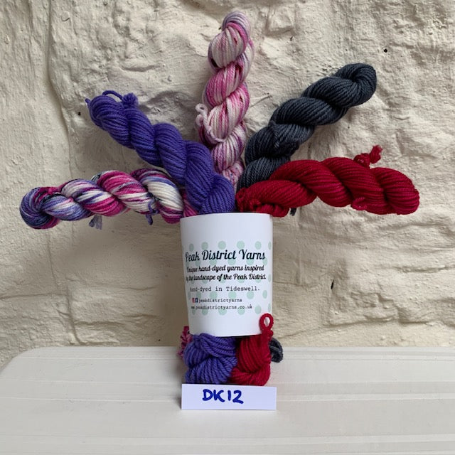 Online 5 Skeins Hand Dyed Yarn