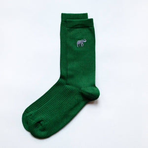 Bare Kind Bambo0 Socks - Ribbed Elephant Socks