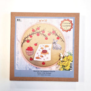 Corinne Lapierre Picnic in the Orchard Appliqué Hoop Craft Kit