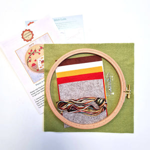 Corinne Lapierre Picnic in the Orchard Appliqué Hoop Craft Kit