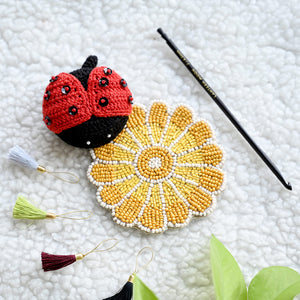 Lantern Moon Ladybug Grey Sheep Tape Measure