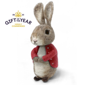 The Crafty Kit Company - Bertie Bunny Needle Felting Craft Kit