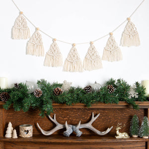 Wool Couture Company - Christmas Tree Garland Macrame Craft Kit