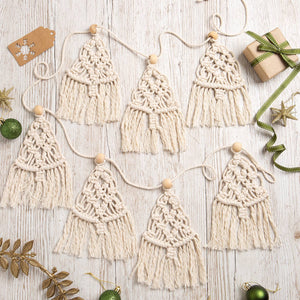 Wool Couture Company - Christmas Tree Garland Macrame Craft Kit