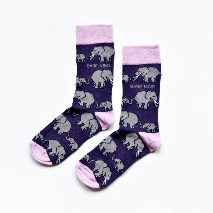 Bare Kind Bamboo Socks - Elephant