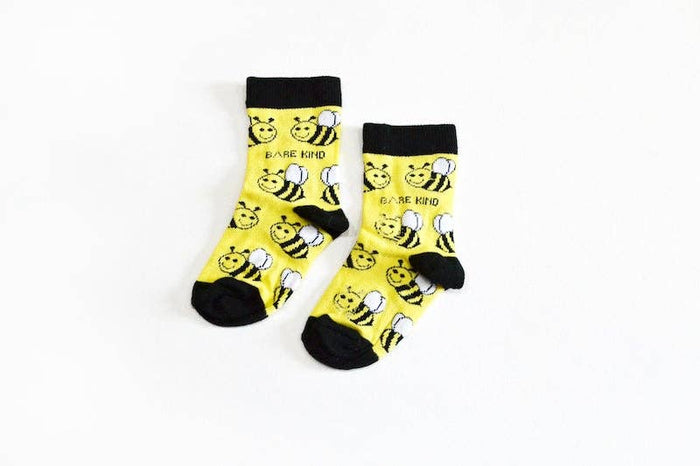 Bare Kind Kids Bamboo Socks - Bees Meadow