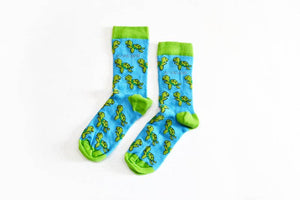 Bare Kind Socks - Kids Bamboo Socks | Turtle Socks | Aqua Socks | Ocean Socks-Rosy Posy Petals