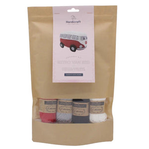 Retro Camper Van Crochet Kit - Red