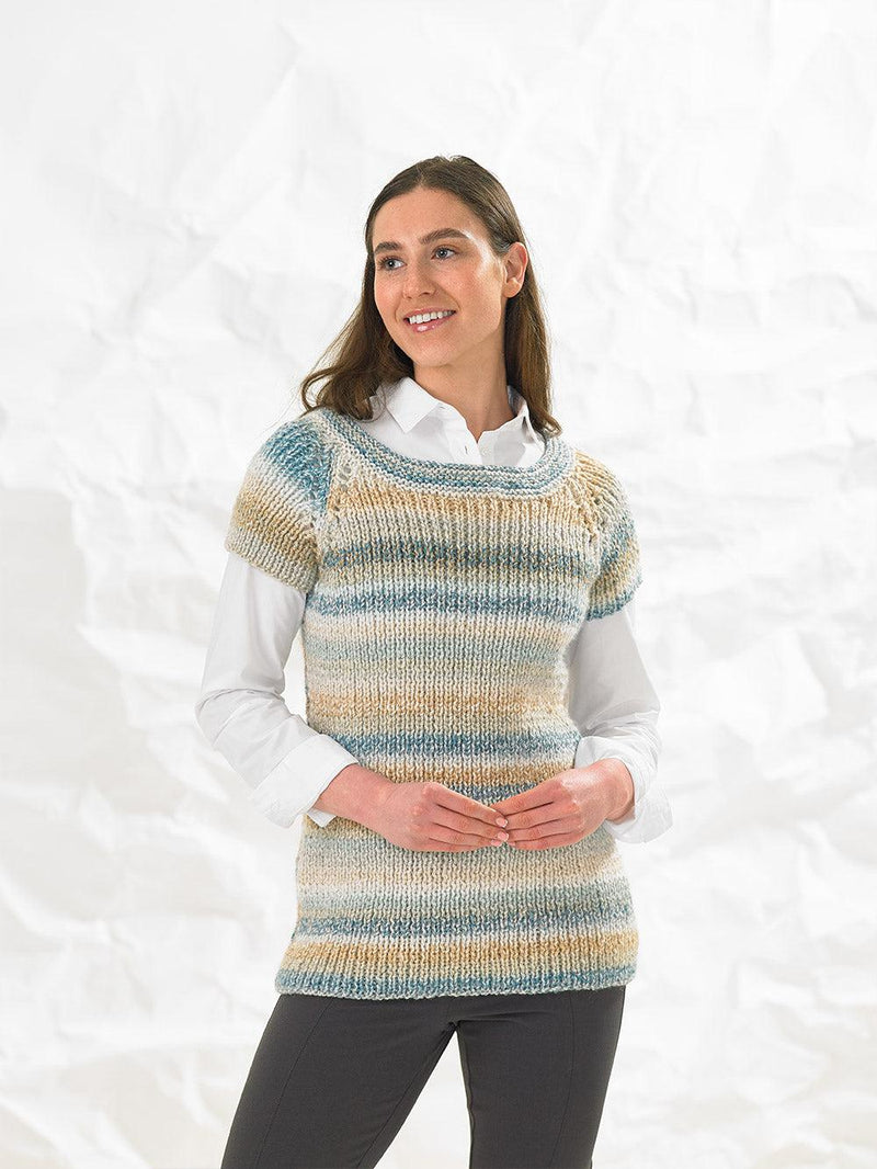 James Brett 859 Knitting Pattern Chunky Jumper | Rosy Posy Petals