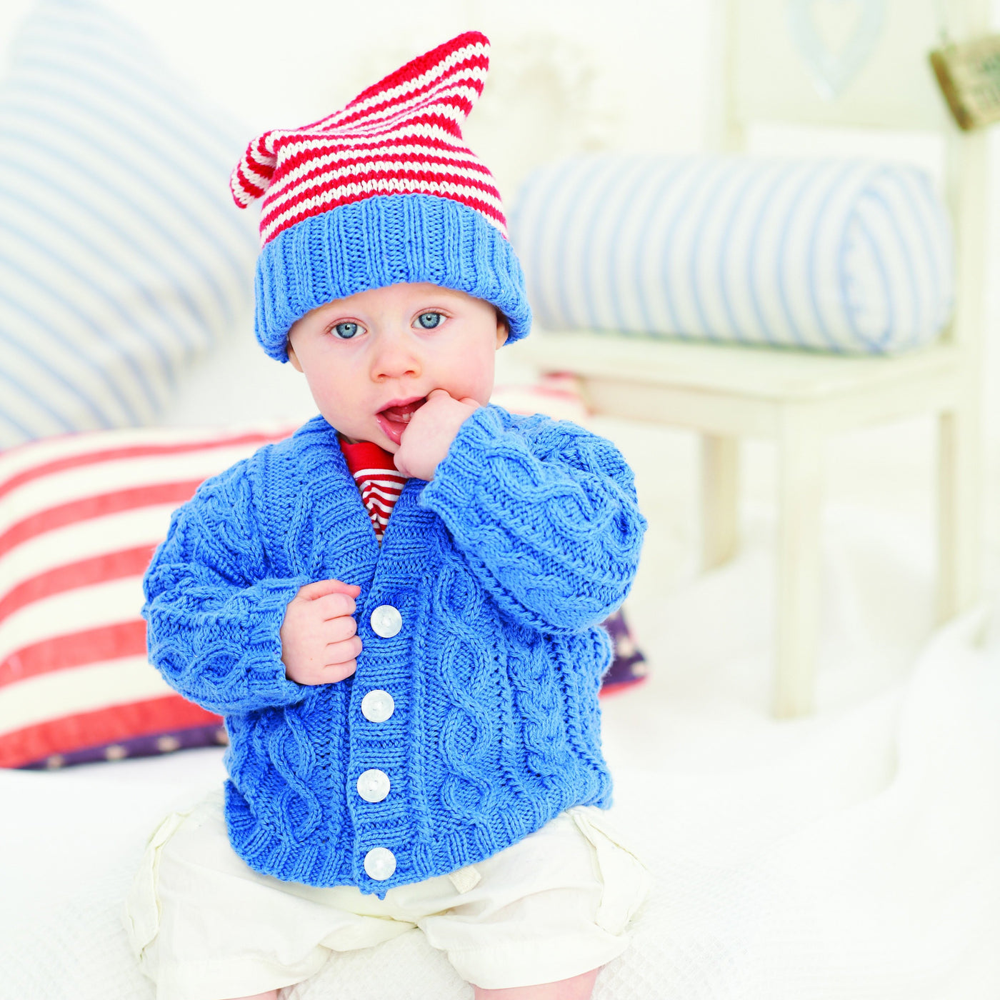 King Cole Baby Knitting Pattern Book 4 | Rosy Posy Petals