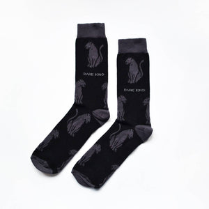 Bare Kind Bamboo Socks - Black Panthers